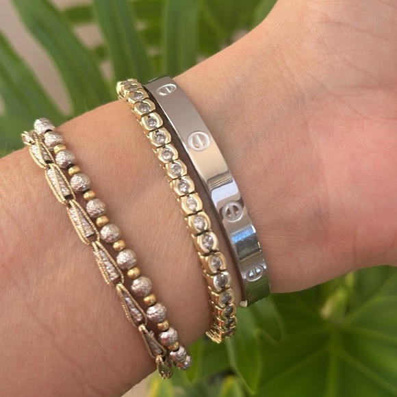 LOVE BANGLE STAINLESS STEEL 6 INCHES - Picture 3 of 10